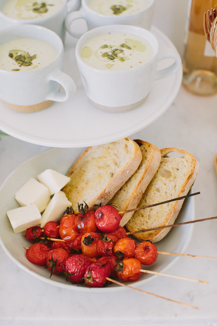 late summer appetizer bar