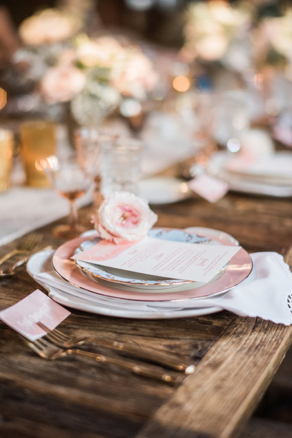 vintage reception decor