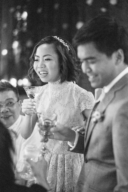 black and white wedding portraits