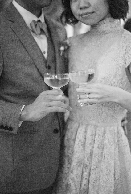 black and white wedding portraits