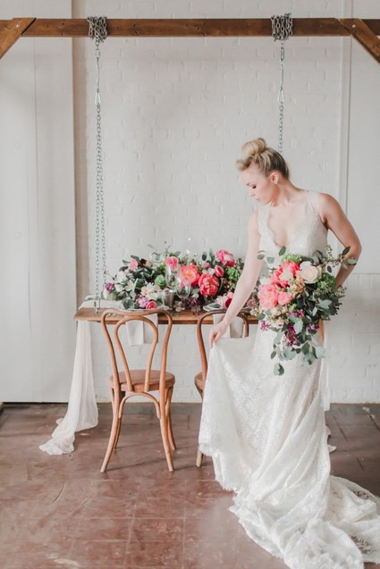 peony-inspired wedding inspiration