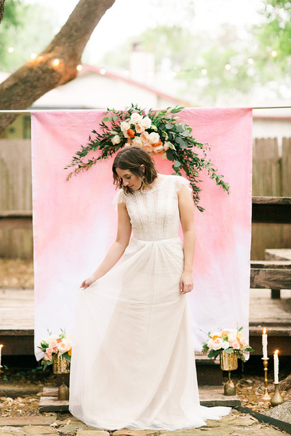 how to throw an intimate backyard wedding
