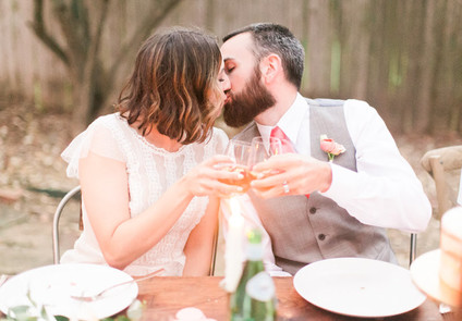 how to throw an intimate backyard wedding