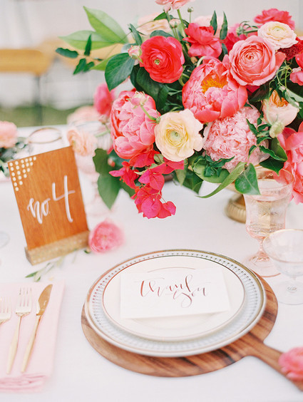pink floral wedding ideas