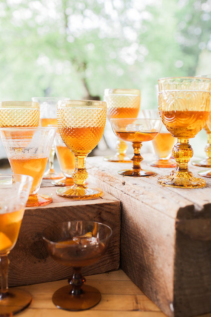 amber barware