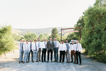 rustic groomsmen portrait