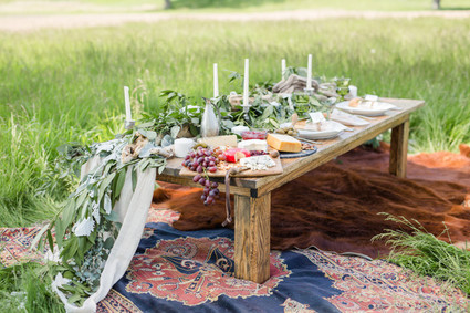 rustic summer picnic wedding ideas