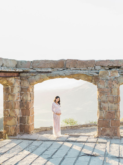 Dressy family maternity photos