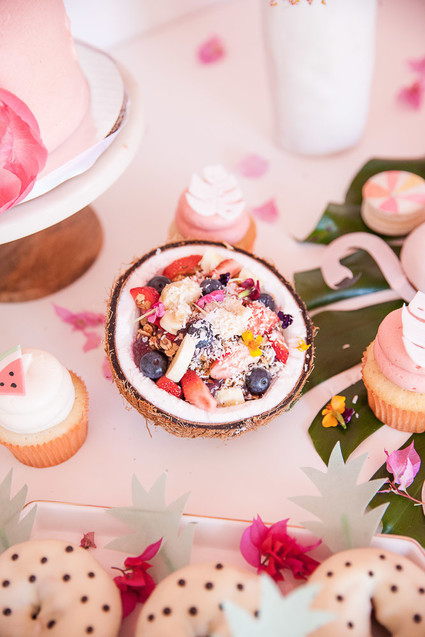 Tropical flamingo girl's birthday party by The Shift Creative