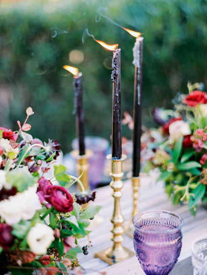 elegant fall wedding table