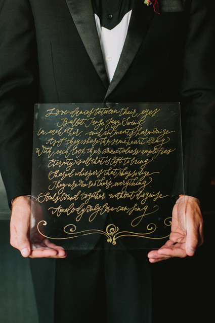 black and gold fall wedding ideas