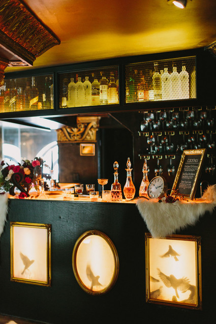 black and gold fall wedding ideas