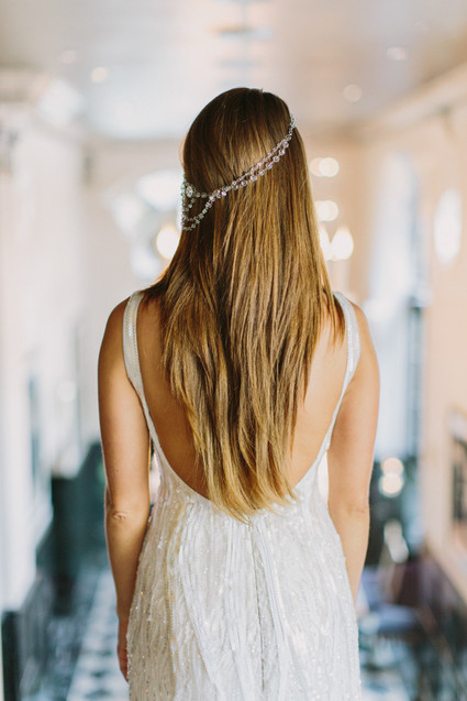long bridal hair
