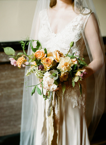 wintery wedding bouquet