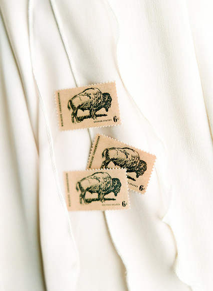 vintage buffalo stamps