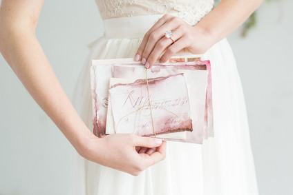 watercolor wedding invitations