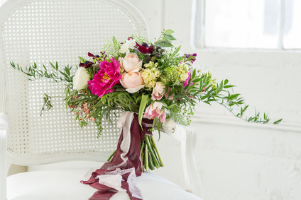 pink bridal bouquet