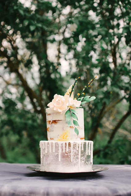 drippy layer cake