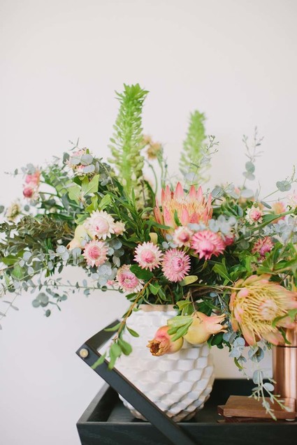 bar cart arrangement
