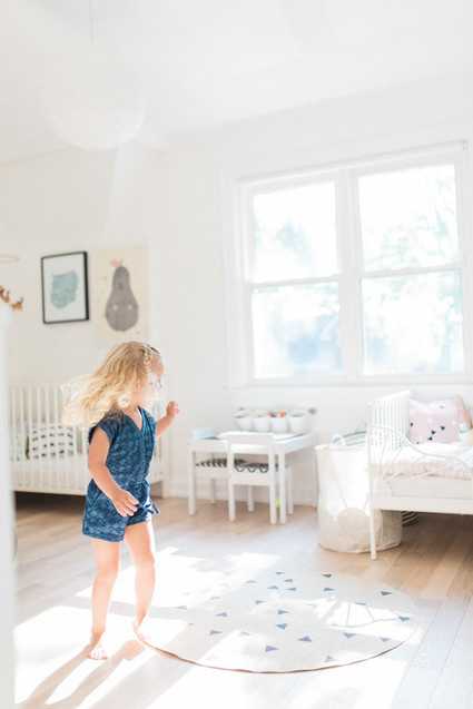 modern pastel shared kids room