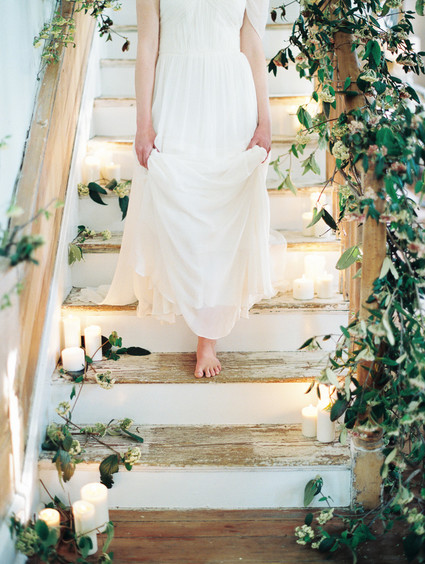 romantic indoor wedding ceremony Inspiration