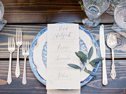 rustic elegant place setting
