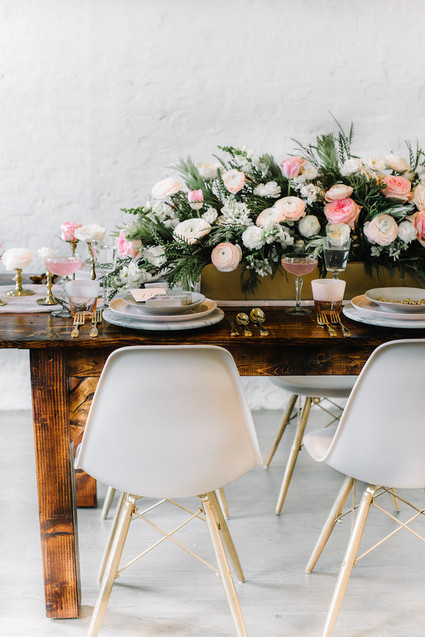 indie pink wedding inspiration Inspiration