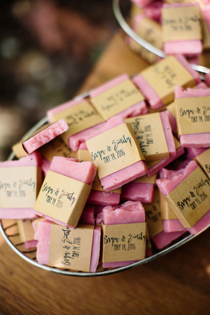 DIY soap favors