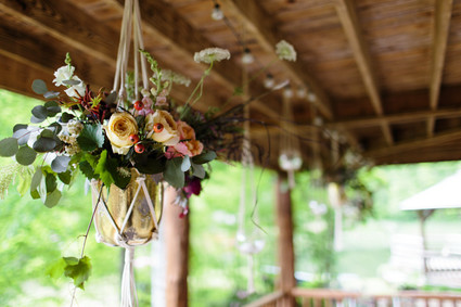 hanging flower planter decor