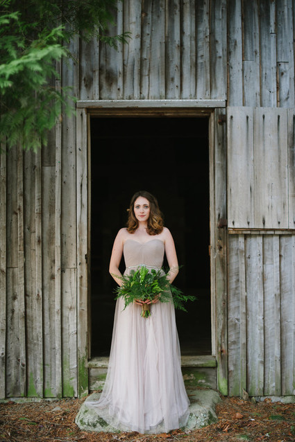 Rustic woodsy engagement photos