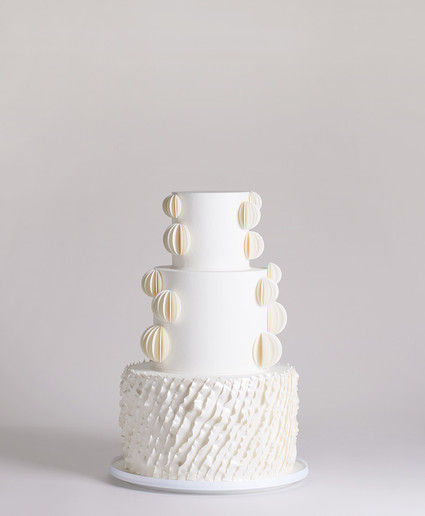 Modern wedding cake