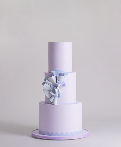 Modern wedding cake