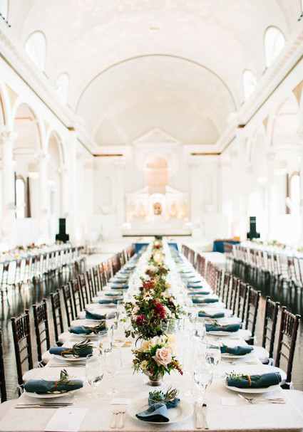 Fall wedding tablescape
