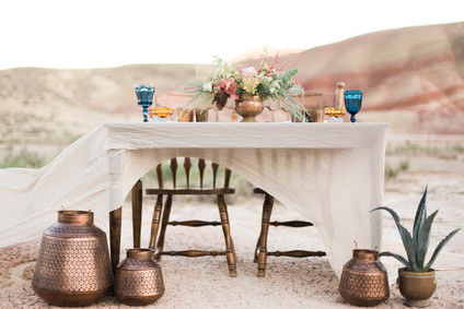 Desert wedding ideas