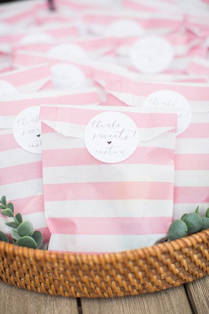 pink treat bags Inspiration