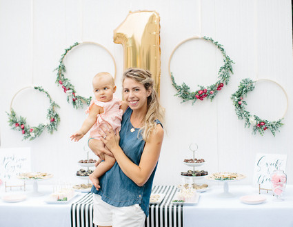 floral 1st birthday party ideas