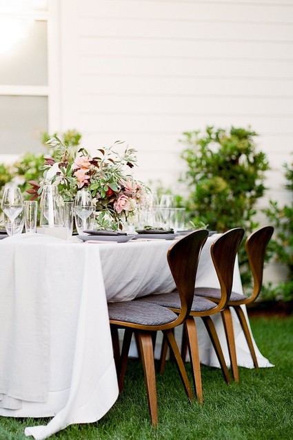 Outdoor dinner party