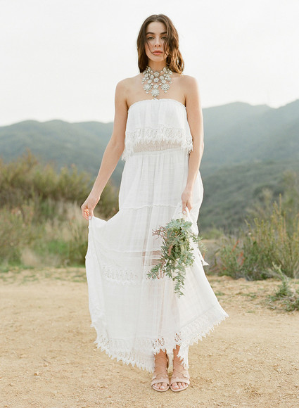 Bohemian bridal fashion inspiration Inspiration