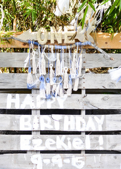 Boho boy's 1st birthday party ideas