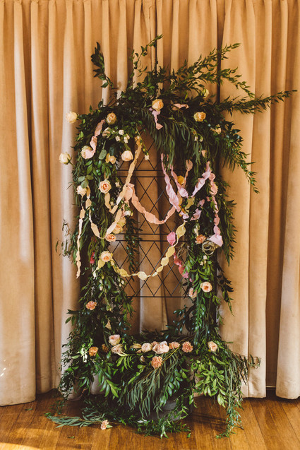 Floral wedding decor