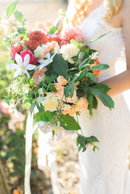 Summer bridal bouquet