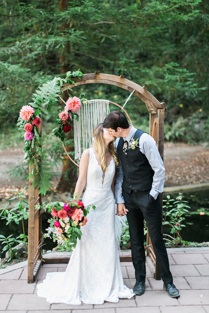 Bohemian wedding decor