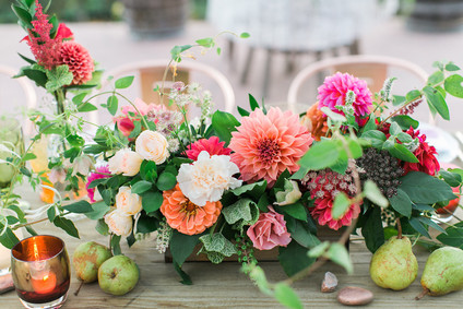 Late summer tablescape