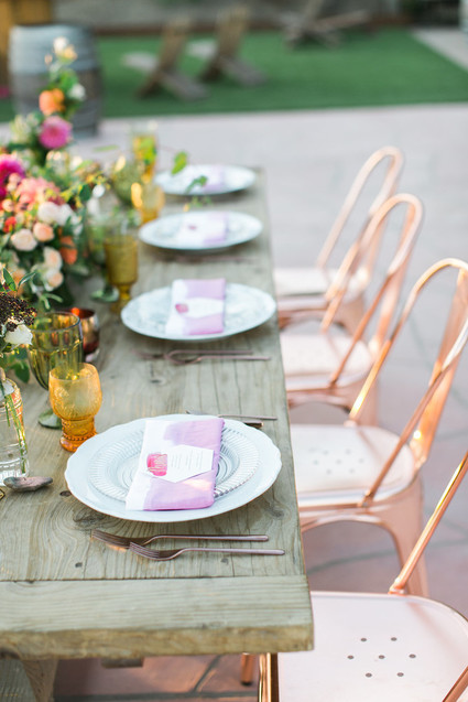 Late summer tablescape