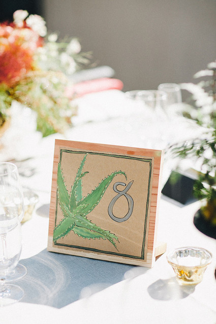 DIY table numbers