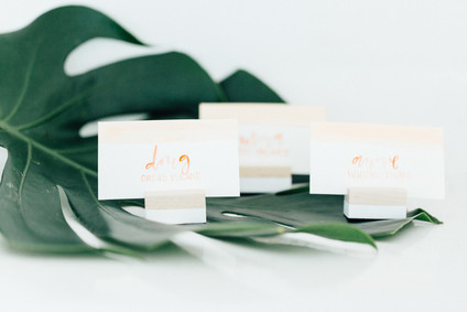 Tropical wedding inspiration