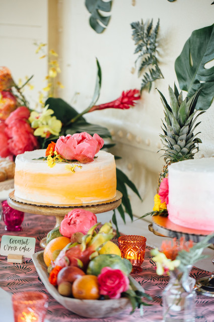 Tropical wedding inspiration