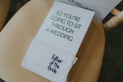 Wedding programs