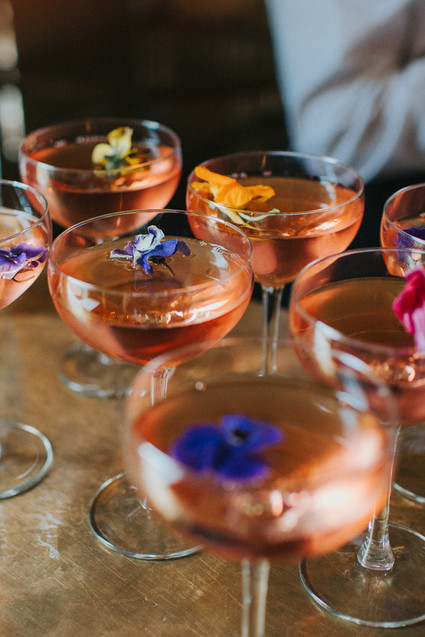 Floral cocktails
