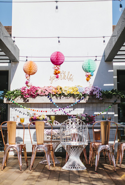 rainbow birthday party ideas Inspiration